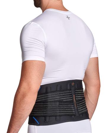 Tommie Copper Pro-Grade Adjustable Support Back Brace  Unisex  Men & Women  Breathable Ultra Flex Stability Straps for Lumbar  Posture & Muscle Support - Black - Large/X-Large L/XL - Buy Online on GoSupps.com