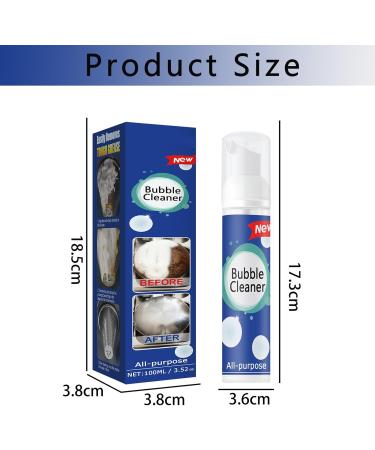 Bubble Cleaner Foam Foaming Heavy Oil Stain Cleaner All-Purpose Bubble Cleaner Kitchen Bubble Cleaner Spray Kitchen Multipurpose Foam Cleaner Spray Rinse-Free Cleaning Spray for Grill Oven Pots - Buy Online on GoSupps.com