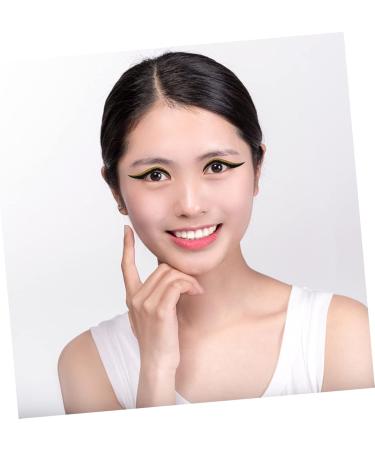 CANIGHT 20 Pairs Eyeshadow Stickers Eyeliner Sticker Makeup Stencils for Face Trendy Stickers Glue - Buy Online on GoSupps.com
