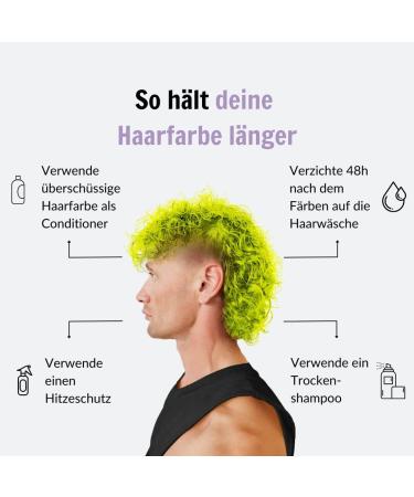 Hermans Amazing semi-permanent Hair Color Lemon Daisy 100% vegan and not tested on animals 115ml - Buy Online on GoSupps.com