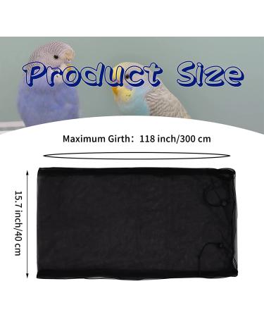 Large Bird Cage Cover - Adjustable Seed Catcher for Parrot & Macaw Cages - Buy Online on GoSupps.com