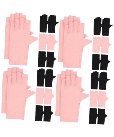 POPETPOP 16 Pairs Nail Gloves Anti Gloves for Gel Nails Gloves for Nails Uv Rays Gloves Fingerless Gloves Nail Art Supplies Anti Uv Gloves for Gel Nails Electric Car Nylon
