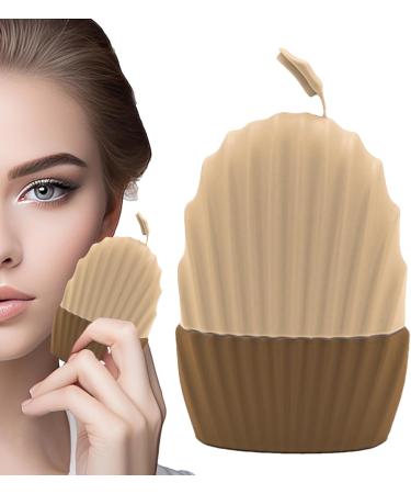 Facial Ice Mold | Ice Cube Roller - Silicone Ice Face Massager Reusable Face Ice Mold Skin Care For Eye Puffiness Relief Face Beauty Brown - Buy Online on GoSupps.com