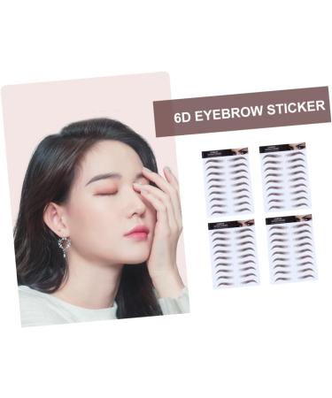 Beavorty 8 pcs eyebrow stickers waterproof makeup tattoo eyebrows Imitation Eyebrow cosmetic applique 3d - Buy Online on GoSupps.com