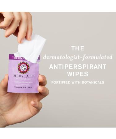 DERMAdoctor Antiperspirant Wipes - Dermatologist-Formulated Hyperhidrosis Treatment for Body Hands & Feet | Anti Sweat Hypoallergenic Deodorant | 10 Individually Wrapped Wipes - Buy Online on GoSupps.com