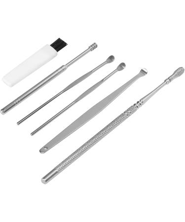 Stainless Steel Ear Wax Removal Tool Set - Spiral Earpick Cleaner for Ear Cleaning - Buy Online on GoSupps.com