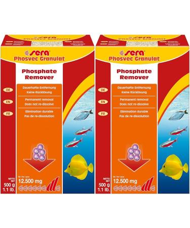 sera phosvec granules 500 g - Permanent phosphate removal (pack of 2) 500 g (pack of 2) Single