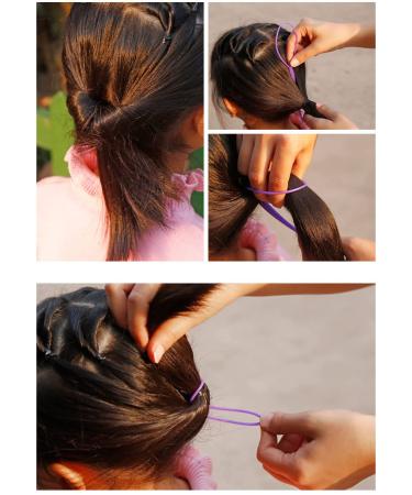 Steel Pin Rat Tail Comb + Braid Tool Loop + Ponytail Styling Maker - Hair Tools for Women - Buy Online on GoSupps.com