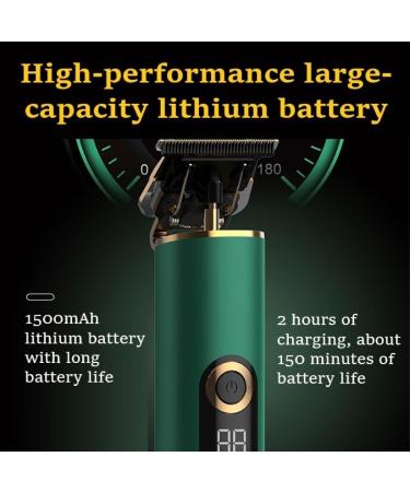 Hair Clippers for Men Professional Electric Hair Clipper Men's Trimmer 0mm Gap Electric Hair Clipper UBS With Charging Base With Box - Buy Online on GoSupps.com