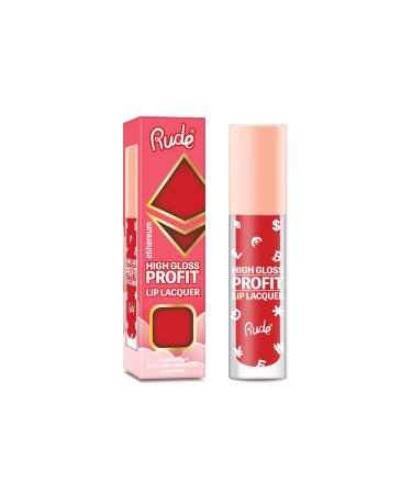 Rude Cosmetics High Gloss Profit Lip Lacquer - Ethereum Lip Gloss Women 0.141 oz