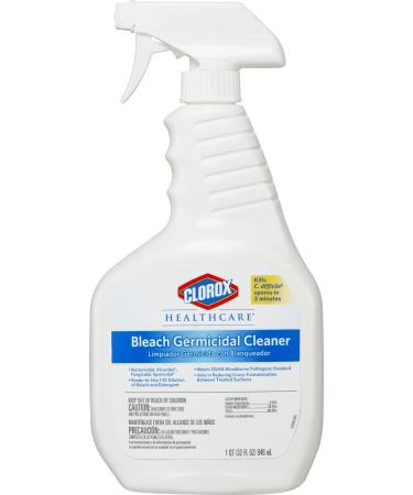 Clorox Healthcare Bleach Germicidal Cleaner Spray, 32 Ounces (68970) 30 - 40 ounces
