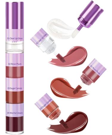Argile Mate Pour L vres 4 En 1 Gloss Imperm able - Rouge L vres Longue Tenue Imperm able Pour Shopping R paration Fille Voyage Voyage D Affaires Sc ne Rendez-Vous R union - Buy Online on GoSupps.com