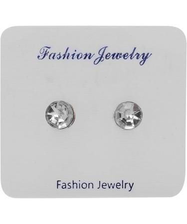 Magnetic Weight Loss Earrings | Non-Pierced Acupressure Earrings for Men & Women - Transparent White - Buy Online on GoSupps.com