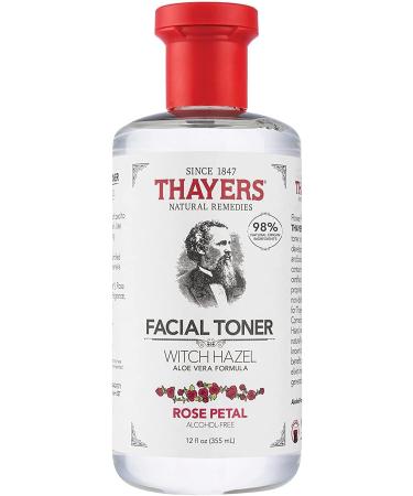THAYERS Rose Petal Witch Hazel Toner - Alcohol-Free Organic Aloe Vera | International Shipping - Buy Online on GoSupps.com