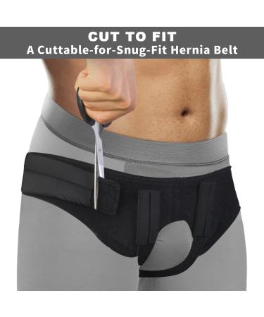 Inguinal Hernia Belt for Men & Women | Tailor-Made Comfort Truss (28-43 inches) - Best Support & Relief - Buy Online on GoSupps.com