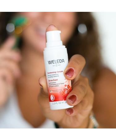 Weleda Awakening Face Serum 1 fl oz | Plant Rich Moisturizer with Pomegranate & Aloe Vera - Buy Online on GoSupps.com