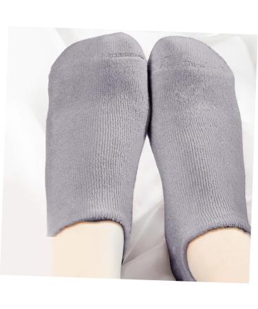 minkissy 1 Pair Moisturizing Socks Spa Gel Socks Gel Socks for Dry Cracked Feet Women Household Foot Care Products Hydrating Socks Exfoliating Polyester Foot Mask Miss - Buy Online on GoSupps.com