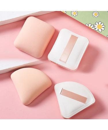 Ucunjia 3er-Pack MakeUp Sponges | Damp & Dry Cotton Puffs - Triangle Circle Square - Enhance Your Makeup Routine - Buy Online on GoSupps.com