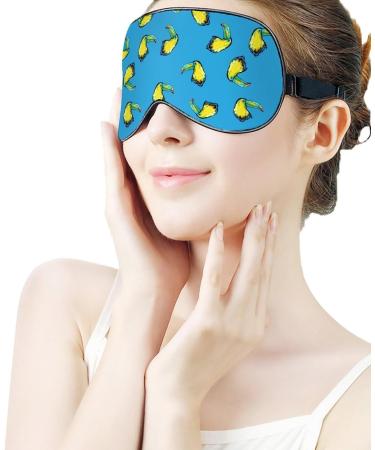 Toucan Pattern Sleep Mask - Adjustable Eye Cover for Sleeping, Blocking Light - Men and Women - Great for Night, Travel, Nap - Buy Online on GoSupps.com