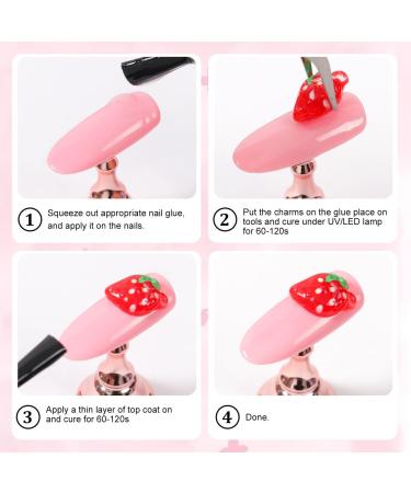 3D Mix Assorted Color Nail Charms Acrylic Multi Cute Nail Art Charms Hollow Candy Jewelry Nail Supplies for Nail Art Design DIY Crafts Accessories (Multicolor) (Multicolor) - Buy Online on GoSupps.com