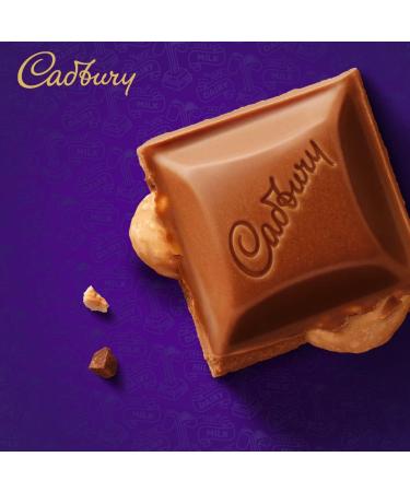  Cadbury Cadbury Whole Nut Dairy Milk Chocolate Creamy milk chocolate with whole hazelnut pieces delicious full-tasting candies Whole Nut 180g - Buy Online on GoSupps.com