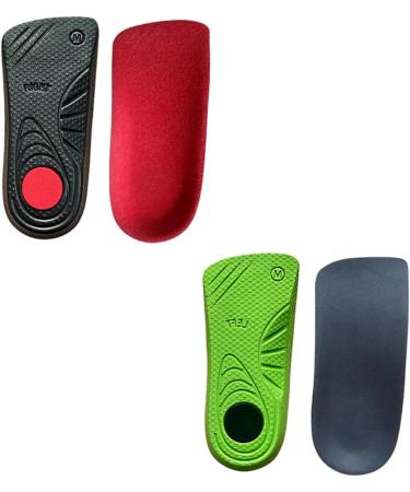 Buy Mobestech 3 Pairs Shoe Pads & Insoles for Men & Women - 3/4 Arch Support for Fallen Arches & Plantar Relief - Orthopedic & Disposable Heel Inserts - Buy Online on GoSupps.com