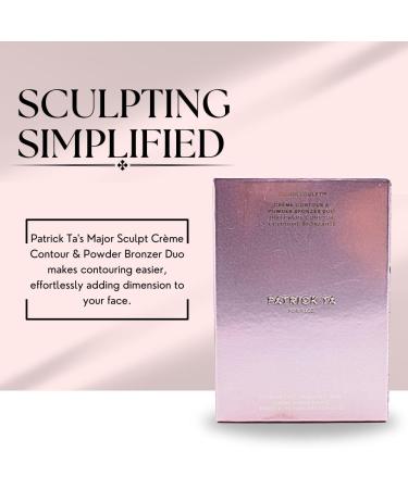 Patrick Ta Major Sculpt Cr me Contour & Powder Bronzer Duo - She's Statuesque (Light Cool Undertone) 1 oz | International Shipping Available - Buy Online on GoSupps.com