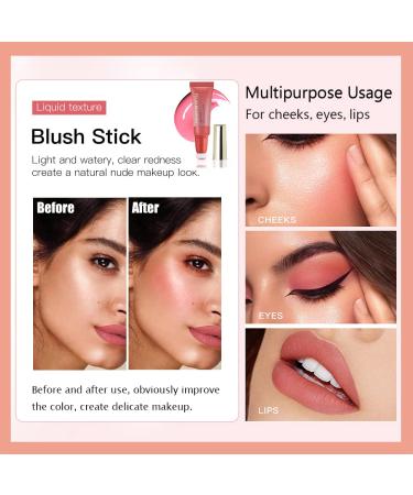 Soft Cream Liquid Blush Beauty Wand - Long-Wearing Cheek Tint with Cushion Applicator | Natural-looking Dewy Finish | Cruelty-Free - Buy Online on GoSupps.com
