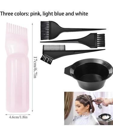 3 Piece Applicator Bottle Hair + 4 Hair Dye Brushes - Hair Dye Tool Set Applicator Bottle Hair Hair Oil Applicator Bottle Root Comb Applicator Bottle Applicator Brush Tip Tools - Buy Online on GoSupps.com