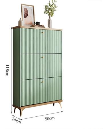 Freestanding Shoe Storage Cabinet Ultra-Thin Shoe Cabinet at Home Entrance Large-Capacity Tipping Bucket Locker Entry Door Entryway Cabinet Luxury Simple Modern Shoe Rack for Slippers Sneakers H - Buy Online on GoSupps.com