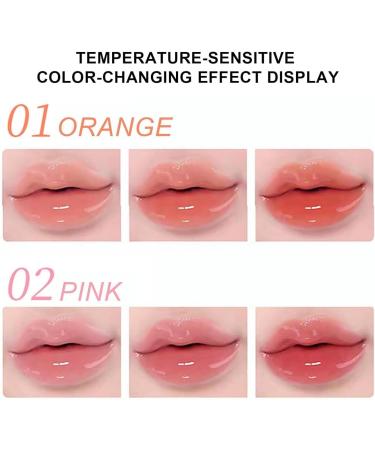 JIAOY Antiwrinkle plumping and moisturizing lip serum color changing lip plumping serum lip care serum fine line reduction plumping orange - Buy Online on GoSupps.com