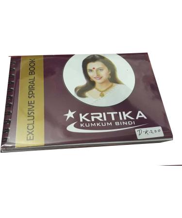 Hare Krishna Indian Store LOT 2 Bindi Booklet Indian Velvet Stylish Bindi Booklet Fashion Beautiful Round Stones Bindi Book For women Crystal bindi - Buy Online on GoSupps.com