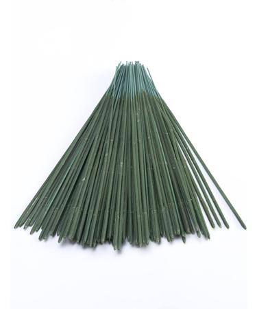 100 pcs 6.69 inch Plastic Floral Stem Wire for DIY Crafts - Green 17cm Artificial Flower Rod | Bouquet Arrangements Decor Supplies - Buy Online on GoSupps.com