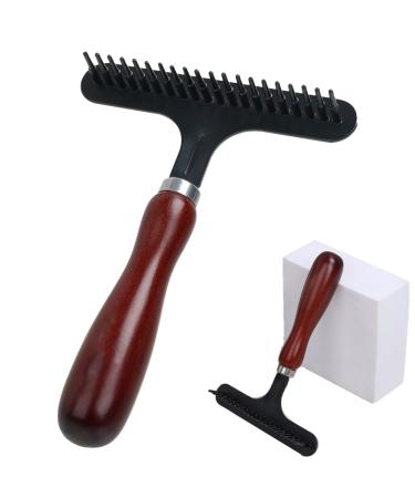 Nixotica Durable Pet Hair Removal Delicate Motion Massage Skin Rake Brush for Speed Grooming