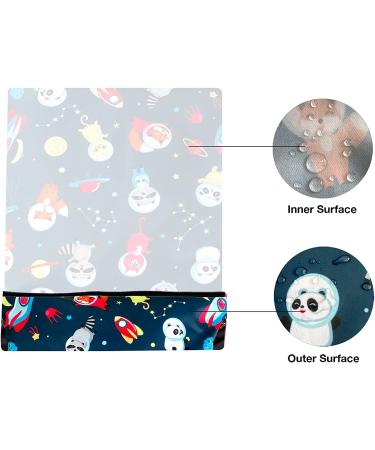 FLOCK THREE Wet Bag Diaper Bag: Reusable, Water Resistant, Multi-functional | 12.6'' x 16.5 - Buy Online on GoSupps.com