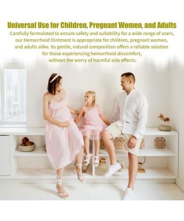 Organic Herbal Hemorrhoid Cream for Fast Relief - 1.76 Oz - Suitable for Adults, Pregnant & Postpartum Women - Buy Online on GoSupps.com