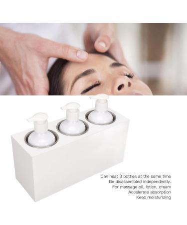 Adjustable Spa Warmer for 3 Bottles | 9 Temperature Modes & Timer | Aluminum Alloy Bottle Warmer for Massage Oil Lotion & Cream (EU Plug 100-240V) - Buy Online on GoSupps.com