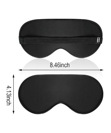 Silk Sleep Mask for Sleeping - Adjustable Eye Mask for Men, Women, and Kids - Comfortable Blindfold for Travel, Nap, and Shift Work - Buy Online on GoSupps.com