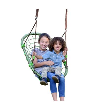Swurfer Tree Swing  Swing Chair, Outdoor Swing for Kids, Tree Swings for Kids and Adults Outdoor, Weather Resistant, Heavy Duty Metal Frame Multi-Position, Ages 4 and Up, Holds up to 400lbs