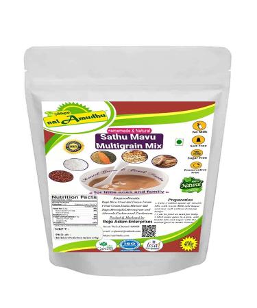 nalAmudhu Roasted Multi Grains Cereals Pulses & Millets Health Mix | Sathu Maavu 400g