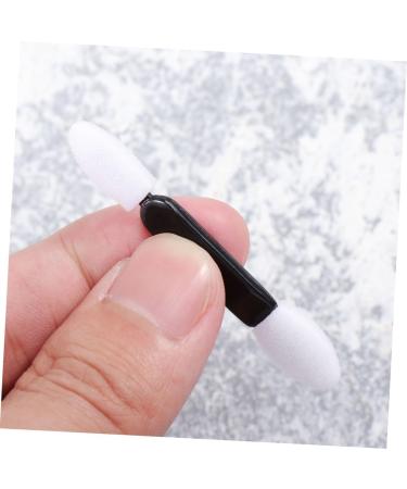 SOESFOUFU Makeup Eyeshadow 100pcs Travel Kit for Women Eyeshadow Sponge Brush Eyeshadow Brush Kit Eye Shadow Stick Miss Toolkit M White - Buy Online on GoSupps.com