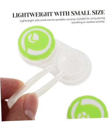 Partykindom Cute Animal Eye Care Set: 2-in-1 Container & Holder for Glasses & Contact Lenses - Clear Stand & Case - Buy Online on GoSupps.com
