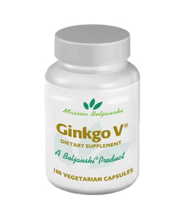 Beljanski Products - Ginkgo V Dietary Supplement - Ginkgo Biloba Extract - 100 Capsules