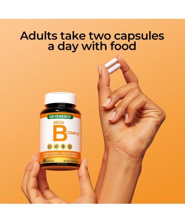 OxyEnergy Milk Thistle 300mg & Mega Vitamin B Complex Capsules - Buy Online on GoSupps.com