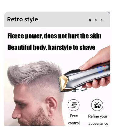 Professional Hair Clippers for Men - Engraving Styling & Trimming | Best Barber Trimmer Tool - Buy Online on GoSupps.com