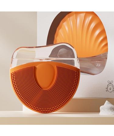 Beaupretty Silicone Face Washer & Gua Sha Tools - Soft Face Brush & Cleaning Pad for Women | Orange - Buy Online on GoSupps.com
