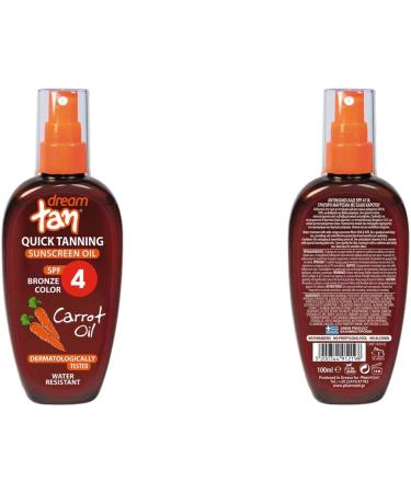 Pharmaid Dream Tan Sunscreen Carrot Oil Quick Tanning SPF 4 100 ml Quick Tanning - Buy Online on GoSupps.com