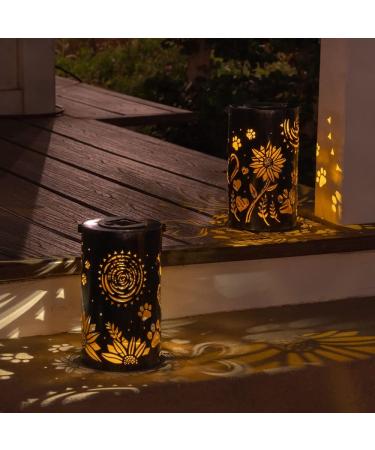iHeartDogs Pet Memorial Solar Lantern: Pet Loss Gift for Shelter Pets - Sunflowers & Paws - Buy Online on GoSupps.com