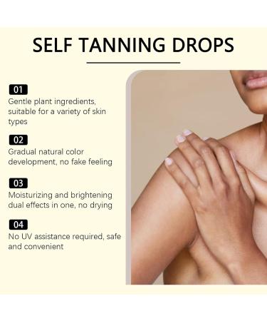 Face Tanning Drops | Huile Autobronzante pour le Corps - Format Voyage 30ml pour Corps et Visage Plage et v nements - Buy Online on GoSupps.com