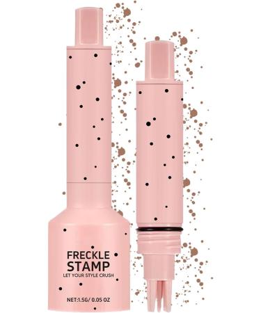 freckles stamp - Freckle Stamp Beauty Freckle Marker | Natural Lifelike Fake Freckles Makeup Pen | Long Lasting Quick Dry Temporary Facial Spots Stamps Makeups For Men & Women 1 g (Lot de 1) - Buy Online on GoSupps.com